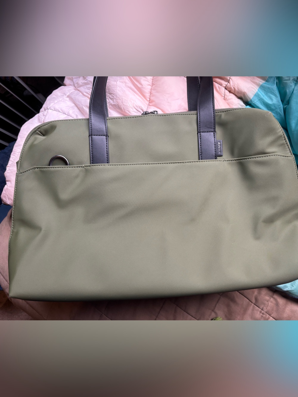 NWOT Away The Overnight Bag in Olive Green - Picture 11 of 11